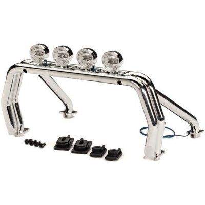 Traxxas Roll bar assembled with LED light bar / roll bar mounts left & right pro #9212 – Hledejceny.cz