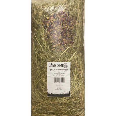 Dáme seno Seno s bylinkovými květy 1,5 kg – Zbozi.Blesk.cz