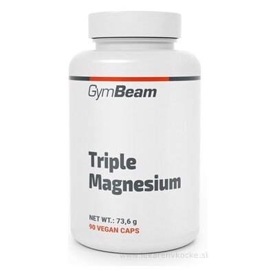 GymBeam Triple Magnesium hořčík v kapslích 90 ks – Hledejceny.cz
