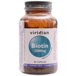 Viridian Biotin 2500ug 90 kapslí – Hledejceny.cz