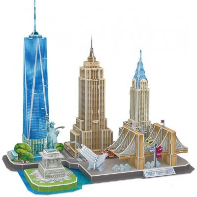 CubicFun 3D puzzle CityLine panorama: New York 123 ks