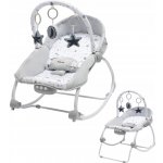 Baby Mix Multifunkční houpací lehátko pro miminko Hvězdičky zelená – Zboží Dáma