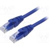 síťový kabel Qoltec 54531 Patch, U/UTP, 6, lanko, Cu, PVC, 1,5m, modrý