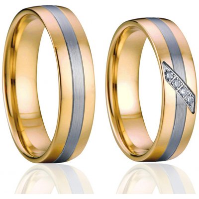 Steel Wedding Snubní prsteny z chirurgické oceli SPPL040