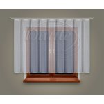 MESA záclona s bílou lemovkou - 140 x 400 cm – Zboží Mobilmania