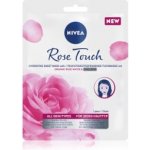 Nivea Rose Touch 10minutová hydratační maska pod oči 1 pár – Zboží Dáma
