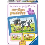 Ravensburger Moje první Rámové Dobrízvířecí kamarádi 3 x 6 dílků – Hledejceny.cz