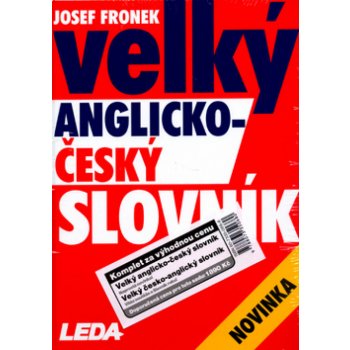 Velký česko-anglický a anglicko-český slovník - 2 SLOVNÍKY - Josef Fronek