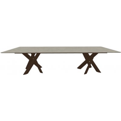 Varaschin Jídelní stůl System Star, Varaschin, obdélníkový 380x130x74 cm, rám hliník, deska HPL kat. B – Hledejceny.cz
