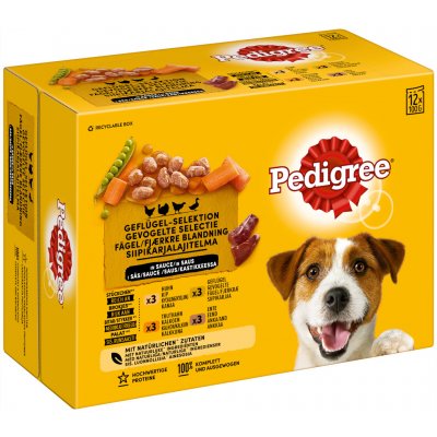 Pedigree Adult drůbeží mix v omáčce 24 x 100 g – Sleviste.cz