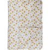 Přehoz Chic Antique přehoz na postel Prošívaný Daisies žlutá textil 180 x 130 cm