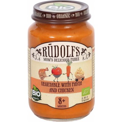 Rudolfs BIO Lasagne s hovězím masem 190 g – Zboží Dáma