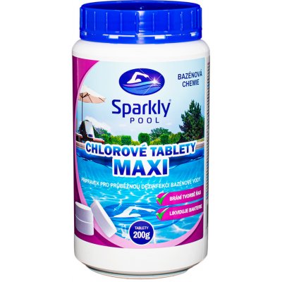 Sparkly POOL Chlorové tablety MAXI 1 kg – Zboží Dáma