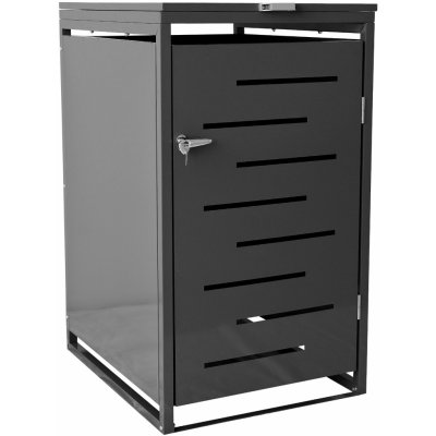 Aga přístřešek na popelnici 66 x 80 x 116 cm šedý – HobbyKompas.cz