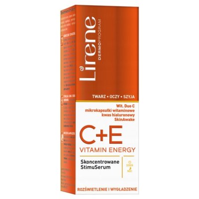 Lirene C+E Vitamin Energy sérum s revitalizačním účinkem 30 ml – Zbozi.Blesk.cz