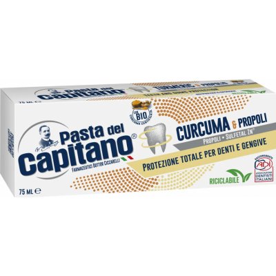 Pasta del Capitano Curcuma & Propolis 75 ml – Hledejceny.cz