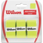 Wilson Pro Soft overgrip 3ks limetková – Zboží Dáma