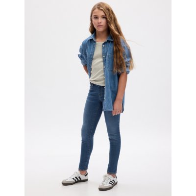 GAP Dětské džíny jeggings stretch Tmavě modrá – Hledejceny.cz