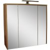 Koupelnový nábytek A-interiéry Zrcadlová skříňka závěsná s LED osvětlením Venezia 80 ZS
