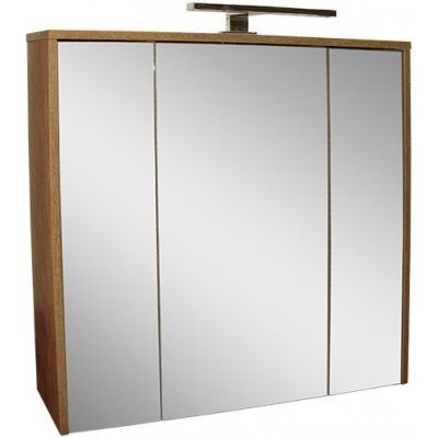 A-interiéry Zrcadlová skříňka závěsná s LED osvětlením Venezia 80 ZS – Zboží Mobilmania