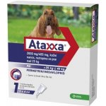 Ataxxa Spot-on pro psy nad 25 kg XL 2000 / 400 mg 1 x 4 ml – Hledejceny.cz