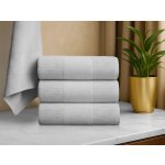 Textilomanie sada ručníků CARRARA 30 x 30 cm světle šedá 3 ks – Zboží Dáma