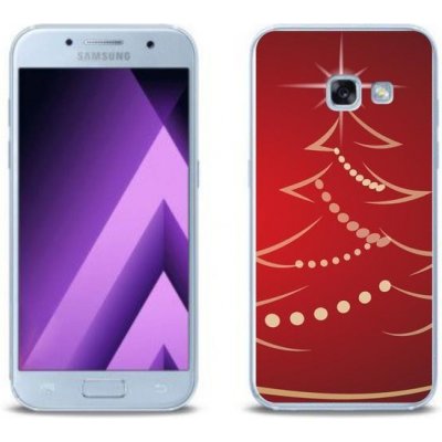 Pouzdro mmCase gelové Samsung Galaxy A3 (2017) - kreslený vánoční stromek – Zboží Mobilmania