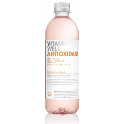 Vitamin Well Antioxidant broskev 0,5 l – Zboží Mobilmania