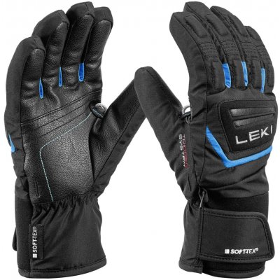 Leki Griffin 3D Junior rukavice lyžařské černá/modrá 24/25 – Zboží Dáma