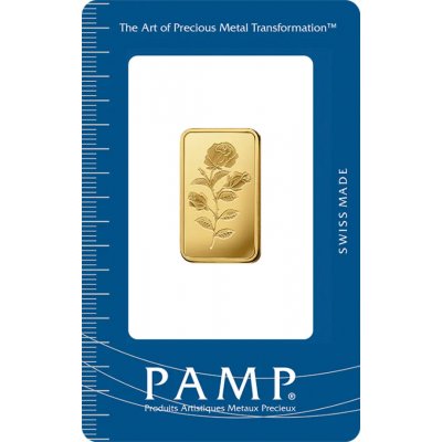 Pamp Růže zlatý slitek 10 g – Zboží Dáma