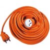 Prodlužovací kabely Ecolite Prodlužovák spojka, 25m oranžový 3x1,5mm FX1-25 3*1,5