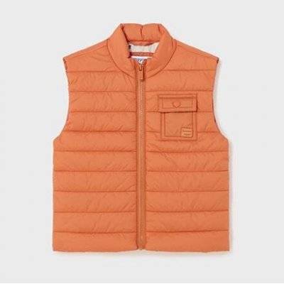 Mayoral dětská oranžová prošívaná vesta 1386-41 – Zboží Dáma