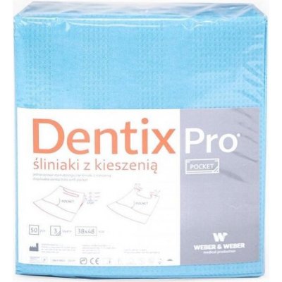 Weber & Weber Stomatologický bryndák Pocket 39 x 48 cm modrý – Zboží Dáma
