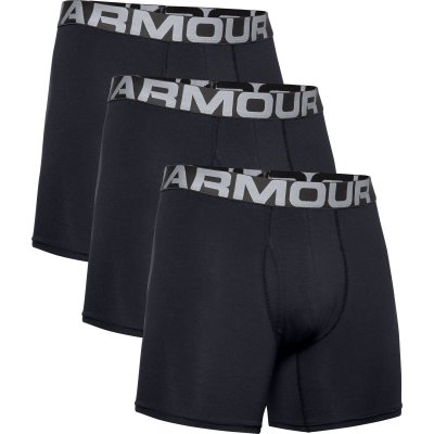 UNDER ARMOUR-UA Charged Cotton 6in 3 Pack-BLK černá – Zboží Mobilmania