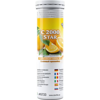 Starlife Vitamín C 2000 STAR 15 tablet – Hledejceny.cz