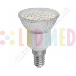 Ledmed SMD 48LED 230V 2,5W E14 Teplá bílá