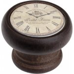 Walteco Set nábytkových knopek Clock průměr 40 mm ořech 4 ks 7726 – Hledejceny.cz