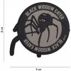 Nášivka 101 Inc. Company Nášivka na suchý zip Black Widdow Eater (plast 3D) - grey