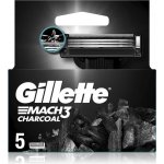 Gillette Mach3 Charcoal 5 ks – Sleviste.cz