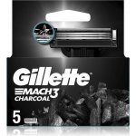 Gillette Mach3 Charcoal 5 ks – Zboží Dáma