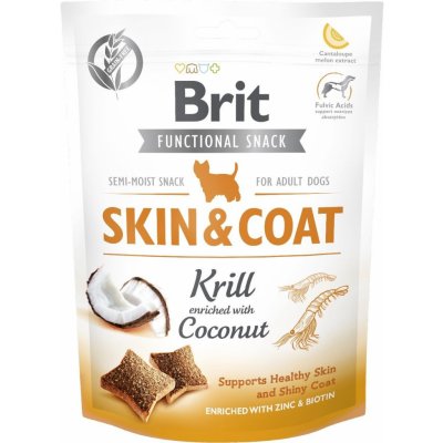 Brit snack Skin Coat krill & coconut 150 g – Zbozi.Blesk.cz