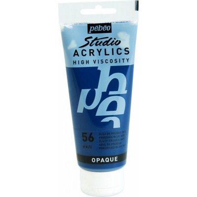 Akrylová barva PEBEO Studio Acrylic 100 ml Prussian blue hue – Hledejceny.cz