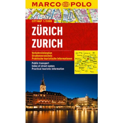 Marco Polo Citymap Zürich. Zurich. Zurigo – Zboží Mobilmania