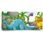 Sablio Obraz Dinosauři 3 - 110x50 cm – Hledejceny.cz