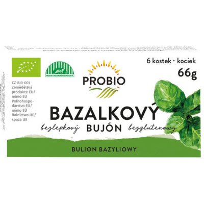 PROBIO Bujón bazalkový kostky BIO 66 g