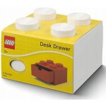 LEGO® stolní box 4 se zásuvkou 15,8 x 15,8 x 11,3 cm bílá – Hledejceny.cz