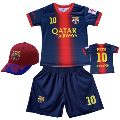 Numberoplus Premium dětský fotbalový dres + fotbalová kšiltovka Barcelona FC - Lionel Messi – Zboží Dáma