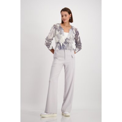 Monari fashion week dámské kalhoty šedé – Sleviste.cz