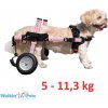 Autovýbava Walkin' Wheels Malý zadní invalidní vozík Small-68, Modrá