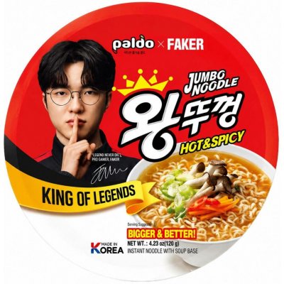 Paldo x Faker KOR League of Legends instantní pikantní polévka 120 g – Hledejceny.cz